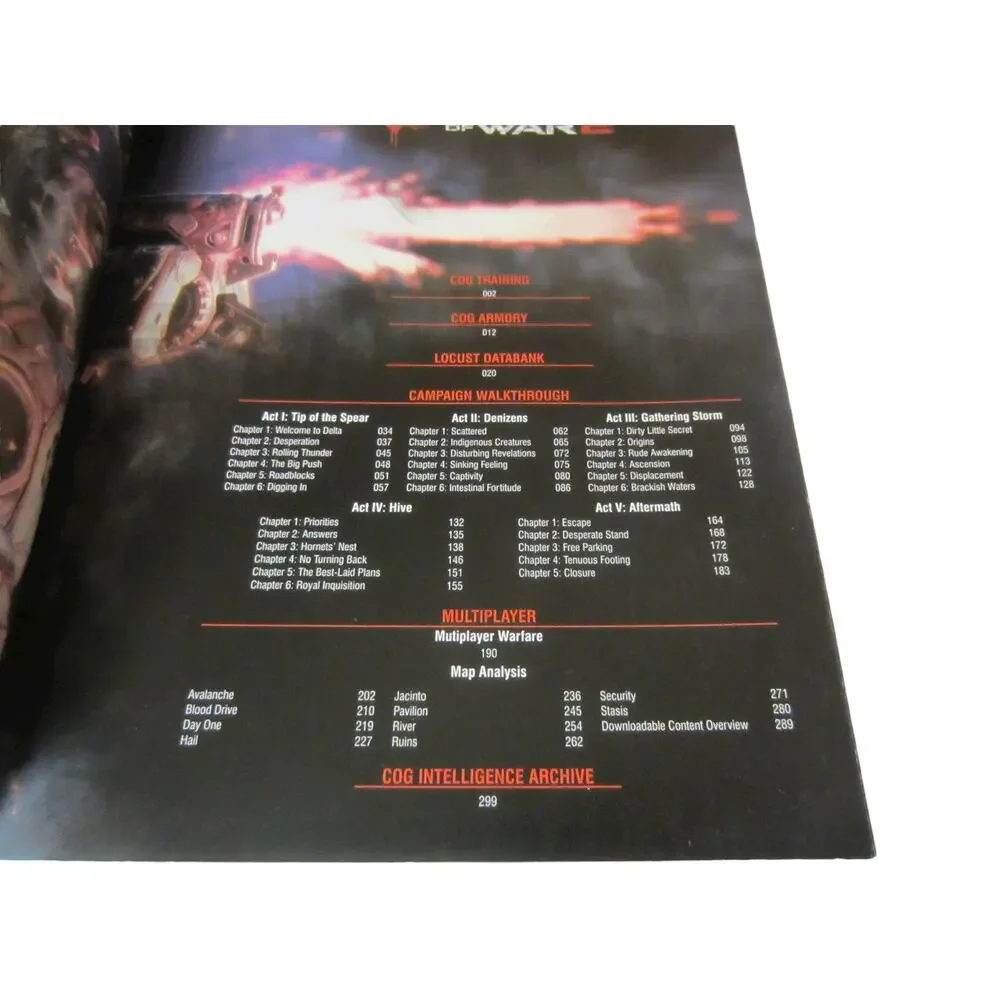 Gears of War 2 Official BradyGames Strategy Guide Xbox 360 Epic Games